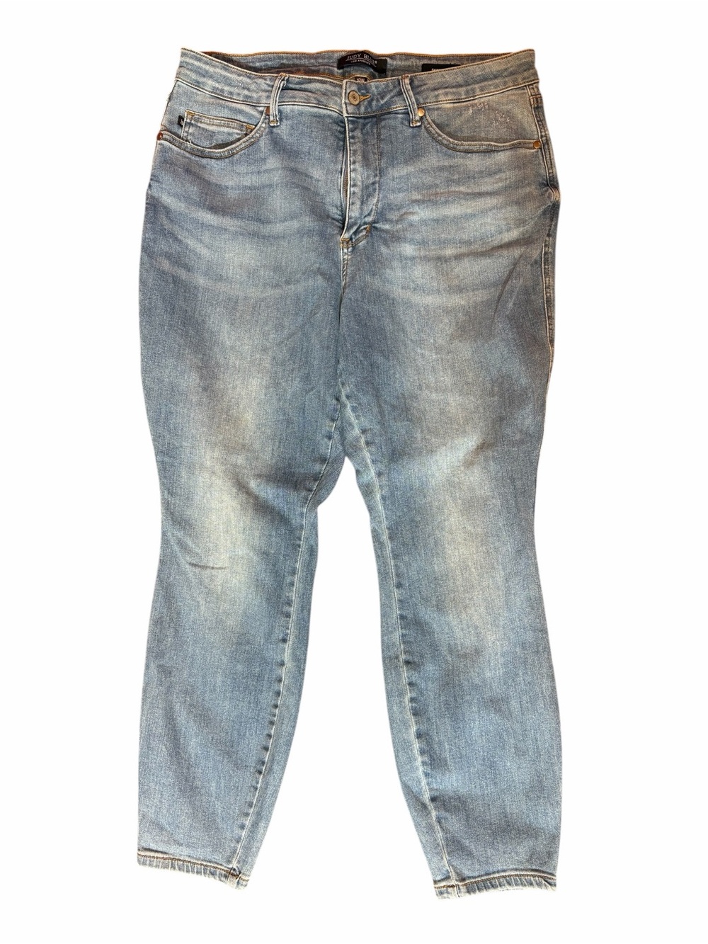 Judy Blue Slim Straight Light Blue Washed Jeans